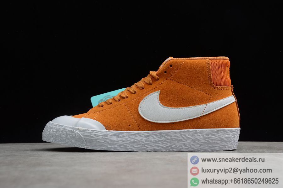 Nike SB Blazer Zoom Mid Circuit Orange White 876872-819 Unisex Shoes